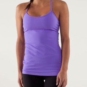Lululemon Power Y Tank *Luon Light Power Purple